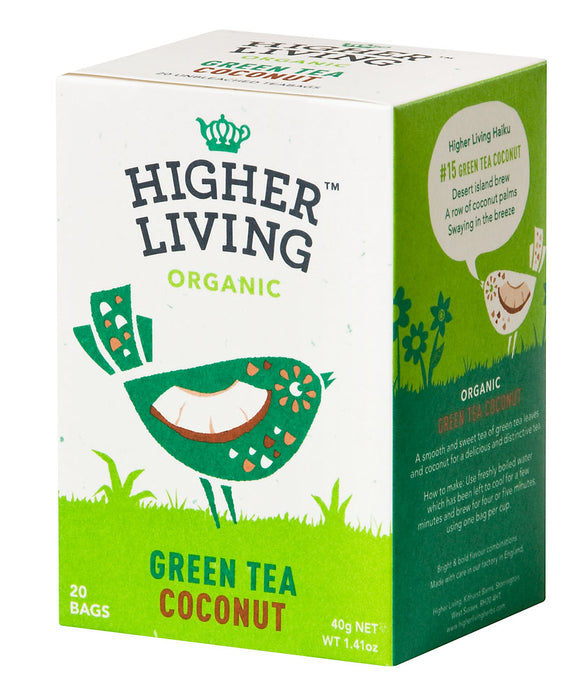 #15 Green Tea Coconut 20 teabags