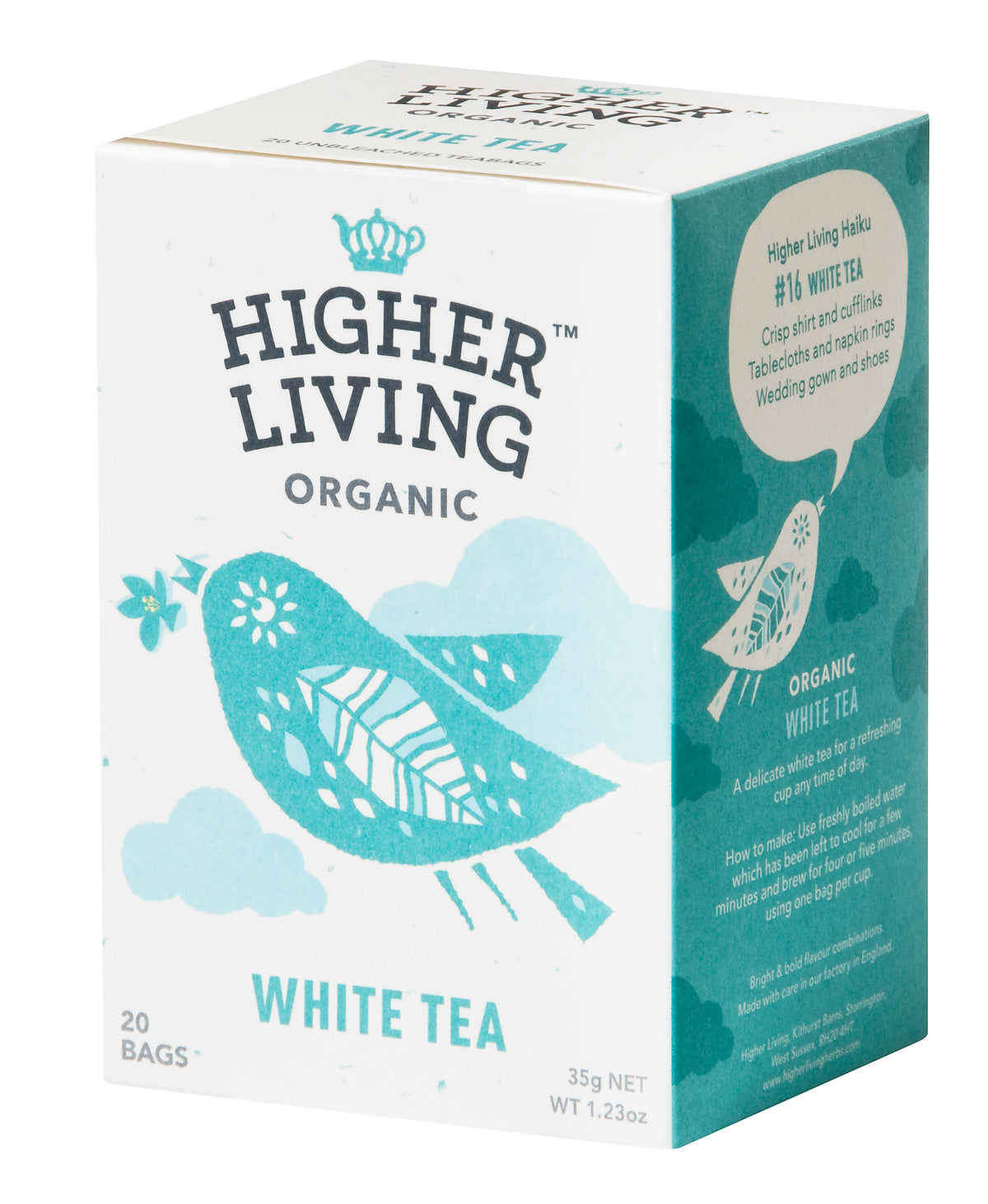 White Tea Higher Living Teas