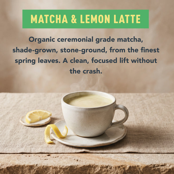 Matcha & Lemon Latte