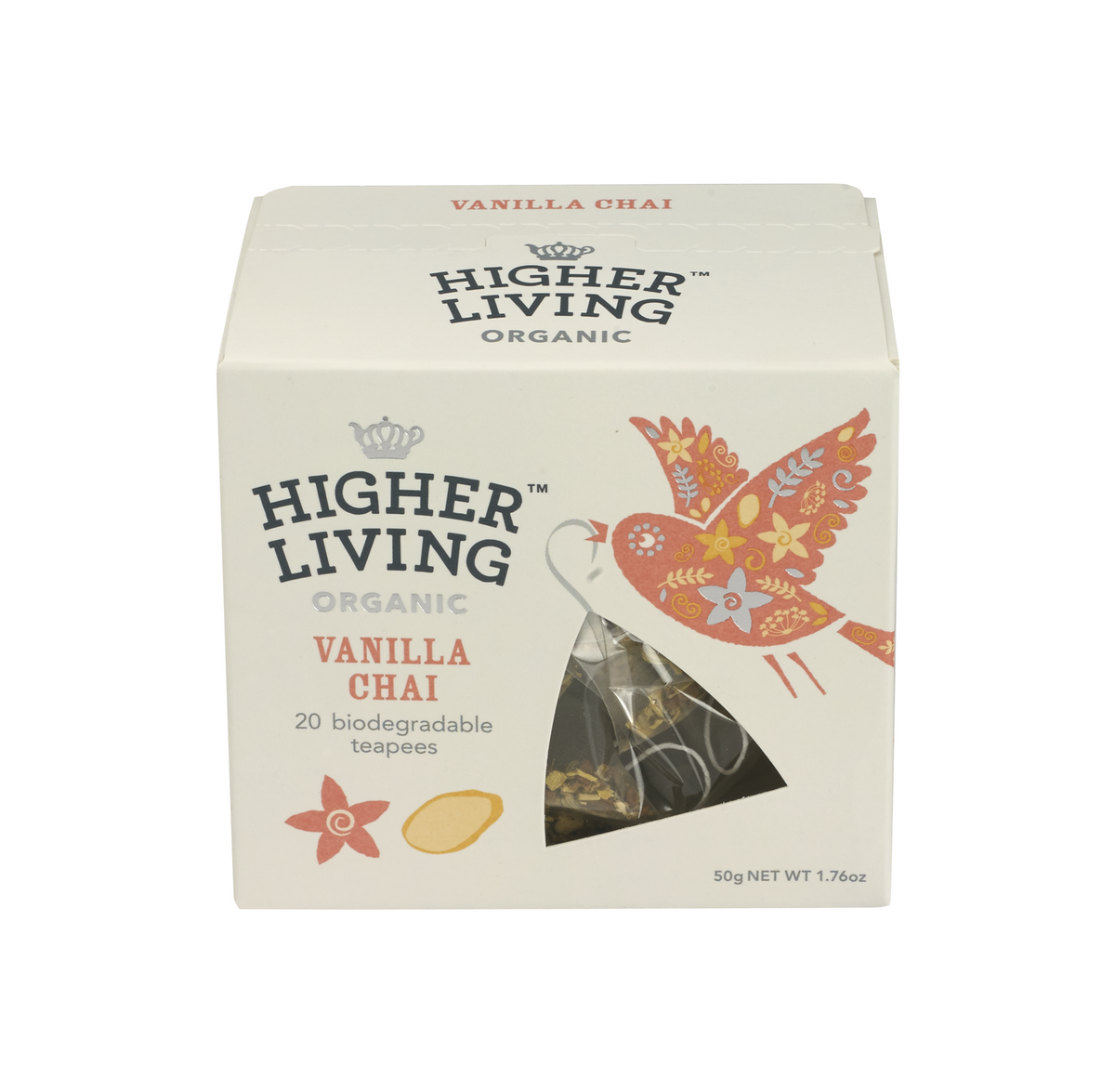Vanilla Chai 20 Teapees Higher Living Teas